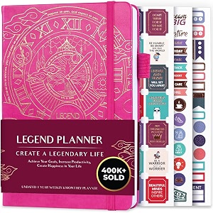 Legend Planner Undated Weekly Daily Goal