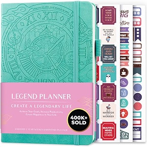 Legend Planner Undated Weekly Daily Goal