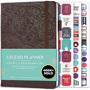 Legend Planner Undated Weekly Daily Goal