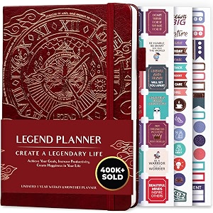Legend Planner Undated Weekly Daily Goal