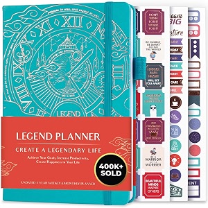 Legend Planner Undated Weekly Daily Goal