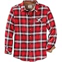 Legendary Whitetails Mens Flannel Long Sleeve Button Down 100% Cotton Shirt