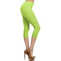Leggings Depot Women's High Waisted No-Roll Leggings, 1" Waistband