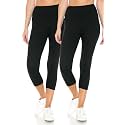 Leggings Depot Women's High Waisted No-Roll Leggings, 3" Waistband