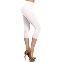 Leggings Depot Women's High Waisted No-Roll Leggings, 1" Waistband