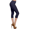 Leggings Depot Women's High Waisted No-Roll Leggings, 1" Waistband