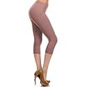 Leggings Depot Women's High Waisted No-Roll Leggings, 1" Waistband