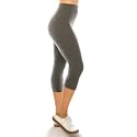 Leggings Depot Women's High Waisted No-Roll Leggings, 1" Waistband