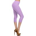 Leggings Depot Women's High Waisted No-Roll Leggings, 1" Waistband