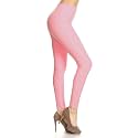 Leggings Depot Women's High Waisted No-Roll Leggings, 1" Waistband