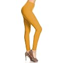 Leggings Depot Women's High Waisted No-Roll Leggings, 1" Waistband