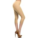Leggings Depot Women's High Waisted No-Roll Leggings, 1" Waistband