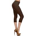 Leggings Depot Women's High Waisted No-Roll Leggings, 1" Waistband