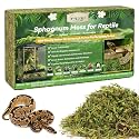 Legigo 14OZ Natural Sphagnum Moss for Reptile Terrarium Substrate Bedding