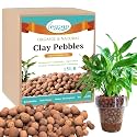 Legigo 15LB Leca Clay Pebbles for Plants 4mm-16mm Clay Balls for Hydroponic