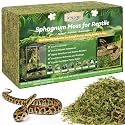 Legigo 2.6LB Natural Sphagnum Moss for Reptile Terrarium Substrate Bedding
