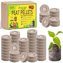 Legigo 200 Pcs 36mm Seed Starter Peat Pellets for Seedlings
