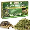 Legigo 3.5OZ Natural Sphagnum Moss for Reptile Terrarium Substrate Bedding