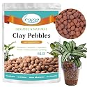 Legigo 8LB Leca Clay Pebbles for Plants, 4mm-16mm Clay Balls for Hydroponic