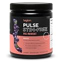 LEGION Pulse Pre Workout Supplement - All Natural Nitric Oxide Preworkout Drink to Boost Energy, Creatine Free, Naturally Sweetened, Beta Alanine, Citrulline, Alpha GPC (Caffeine Free Grape)