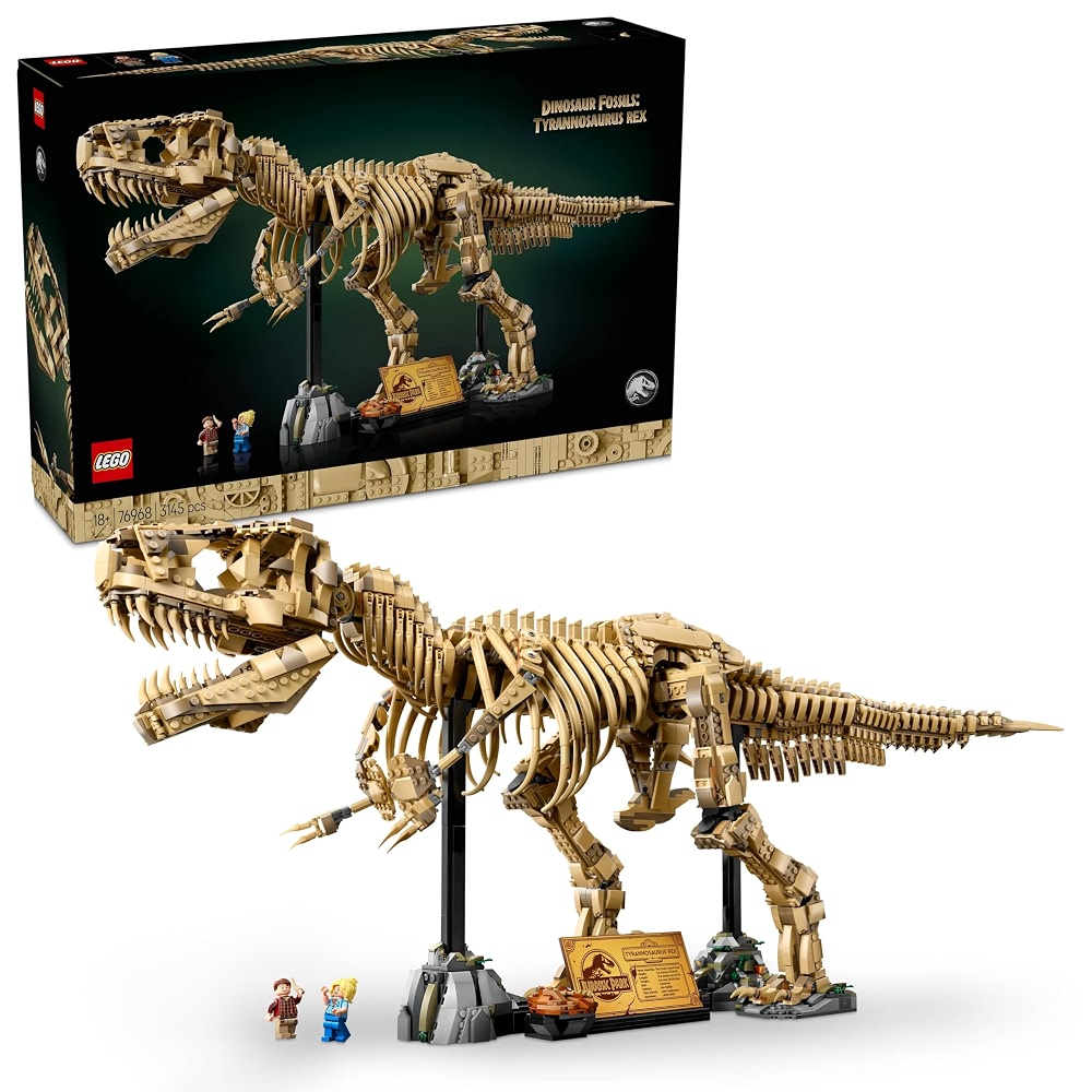 LEGO Jurassic World Dinosaur Fossils: Tyrannosaurus rex Model Building ...