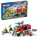 LEGO City Fire Command Truck Building Set - Fire Truck Toy with Land &amp; Air Drones for Boys &amp; Girls, Ages 7+ - Kids Pretend Play Toy with 3 Minifigures - Gift Ideas for Birthdays - 60374