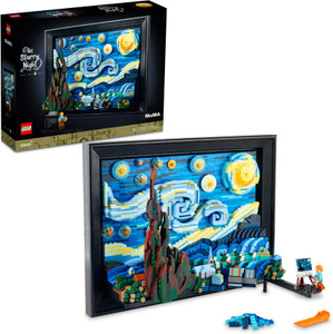 lego ideas  vincent van gogh - the starry night 2316 blocks model building kit