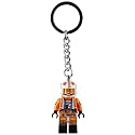 LEGO Star Wars Luke Skywalker Pilot Outfit Minifigure Keyring 854288, Orange, Small, Orange, S