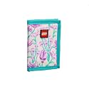 LEGO Trifold Wallet, Kids Unisex Wallet for Boys and Girls, with Clear ID Window, Card and Cash Pockets and Secure Hook and Loop Closure, Purple Bouquet