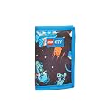 LEGO Trifold Wallet, Kids Unisex Wallet for Boys and Girls, with Clear ID Window, Card and Cash Pockets and Secure Hook and Loop Closure, Space Corp