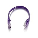 Legrand - C2G Cat6 Ethernet Cable, Snagless Unshielded Cat6a Patch Cable, Purple Network Patch Cable, 6 Inch Snagless UTP Ethernet Cable, 1 Count, C2G 00958