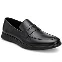Legwork Men's Leather Loafer Shoes for Men and Boys
