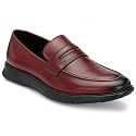 Legwork Men's Leather Loafer Shoes for Men and Boys