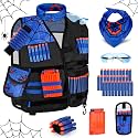 Lehoo Castle Kids Tactical Vest Kit for Nerf Guns N-Strike Elite Series