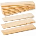 Leinuosen 10 Pack Wood Shims for Leveling 12" x 1.5" x 3/8" Pine Wood Shims Hardwood Wedges for Toilets, Tables, Doors, Furniture, Cabinets, Uneven Floors