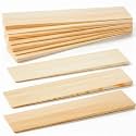 Leinuosen 10 Pack Wood Shims for Leveling, 8" x 1.5" x 0.25" Pine Wedges