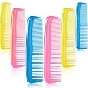 Leinuosen 12 Pieces Pocket Hair Combs, Fine Tooth Combs, Multicolored