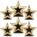 Leinuosen 6 Pcs 25.8"-31.5" Star Starry Night Movie Night Party Decorations Graduation Under the Stars Cardboard Cutout Stand-up Prom Award Homecoming Wedding Birthday Party Photo Prop Backdrop Decor