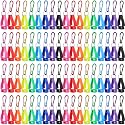 Leinuosen 72 Pcs Multicolored Glove Clips for Work, Glove Holders Bulk