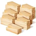 Leinuosen 60 Pack Wood Shims 4" x 9" x 1" Pine Wood Wedges