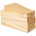 Leinuosen 10 Pack Wood Shims 4" x 9" x 1" Pine Wood Wedges
