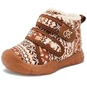 LeIsfIt Toddler Boots Girls Boys Warm Plush Lining Winter Shoes