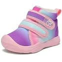 LeIsfIt Toddler Boots Girls Boys Warm Plush Lining Winter Shoes