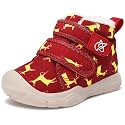 LeIsfIt Toddler Boots Girls Boys Warm Plush Lining Winter Shoes