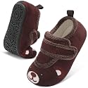 LeIsfIt Toddler Slippers Boys Girls House Shoes Soft Warm Kids House Slippers Slip on Cozy Bedroom Sock Shoes Non-slip Indoor Outdoor Slipper Shoe