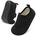 LeIsfIt Toddler Slippers Boys Girls House Shoes Soft Warm Kids House Slippers Slip on Cozy Bedroom Sock Shoes Non-slip Indoor Outdoor Slipper Shoe