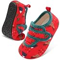 LeIsfIt Toddler Slippers Boys Girls House Shoes Soft Warm Kids House Slippers Slip on Cozy Bedroom Sock Shoes Non-slip Indoor Outdoor Slipper Shoe