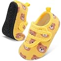 LeIsfIt Toddler Slippers Boys Girls House Shoes Soft Warm Kids House Slippers Slip on Cozy Bedroom Sock Shoes Non-slip Indoor Outdoor Slipper Shoe