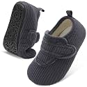 LeIsfIt Toddler Slippers Boys Girls House Shoes Soft Warm Kids House Slippers Slip on Cozy Bedroom Sock Shoes Non-slip Indoor Outdoor Slipper Shoe