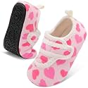 LeIsfIt Toddler Slippers Boys Girls House Shoes Soft Warm Kids House Slippers Slip on Cozy Bedroom Sock Shoes Non-slip Indoor Outdoor Slipper Shoe